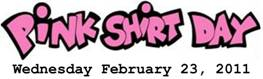 Pink Shirt Day: Feb. 23