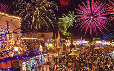 Dance in the streets at Summerland Festival of Lights