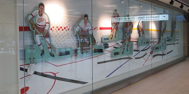 Art installation at YLW sports a retro edge