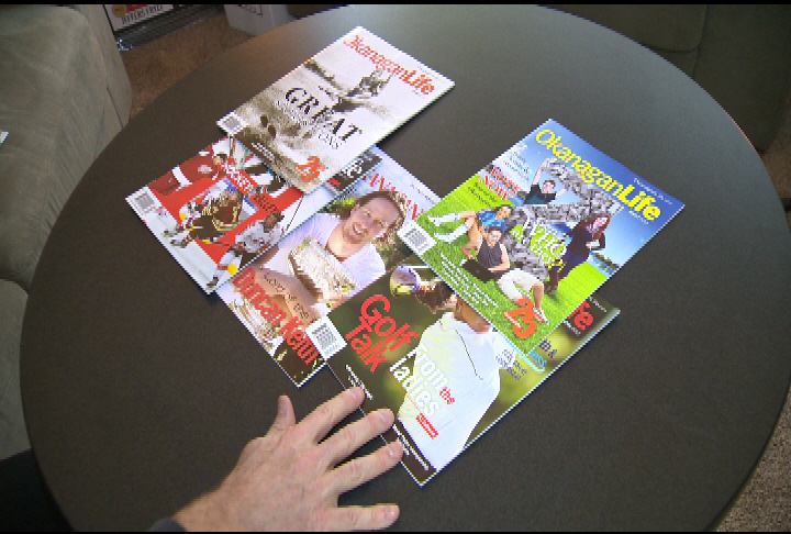 Global Okanagan reports on magazine milestone