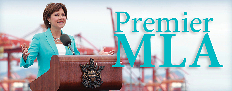 Christy Clark: Premier MLA