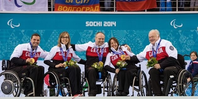 wheelchair curling gold