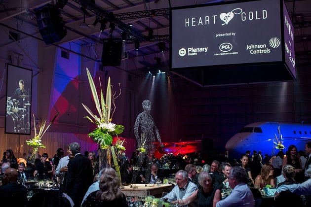 KGH Foundation's 2014 Heart of Gold Gala in Kelowna Flightcraft Hange