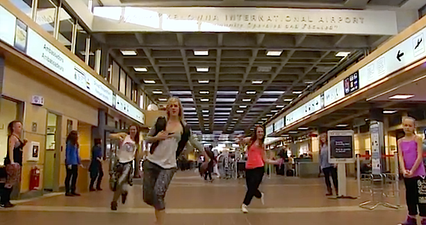 Video: Kelowna Dancers funk up the airport