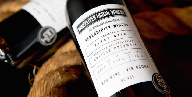 Vancouver Urban Winery partners with Serendipity Winery on new Pinot Noir