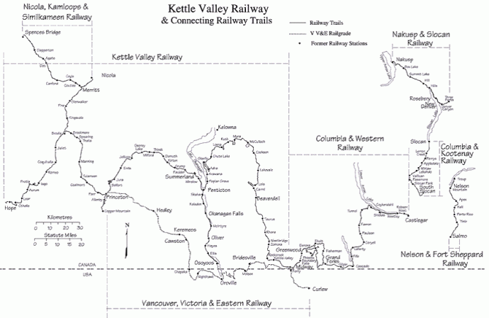 list of rail trails