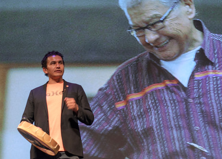 Wab Kinew speaks of forgiveness, reconciliation, and love