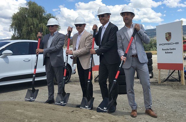 Porsche Cars Canada-Porsche Centre Kelowna breaks ground