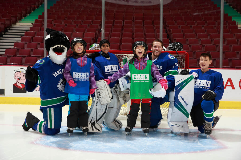 Game Day: Canucks and Sunrype support families living with Autism