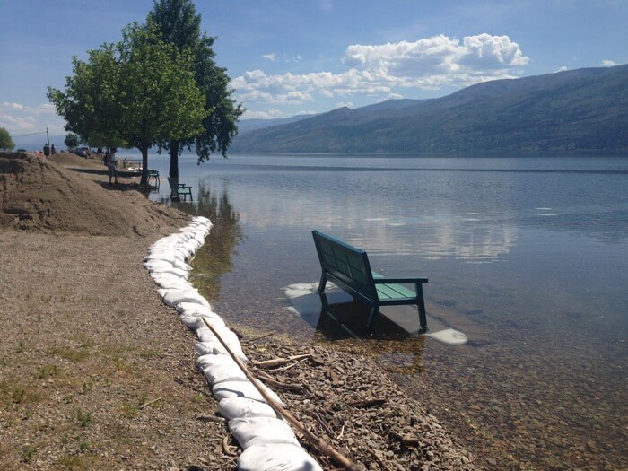 Severe thunderstorm watch for Central Okanagan, increased lake level predictions