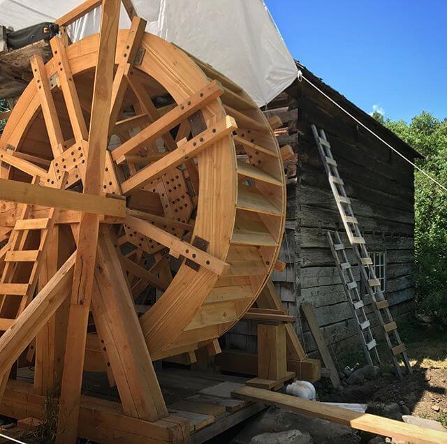 Grist Mill waterwheel turns again