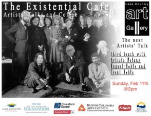 Existential Cafe - Fireside edition @ Lake Country Public Art Gallery | Lake Country | BC | Canada