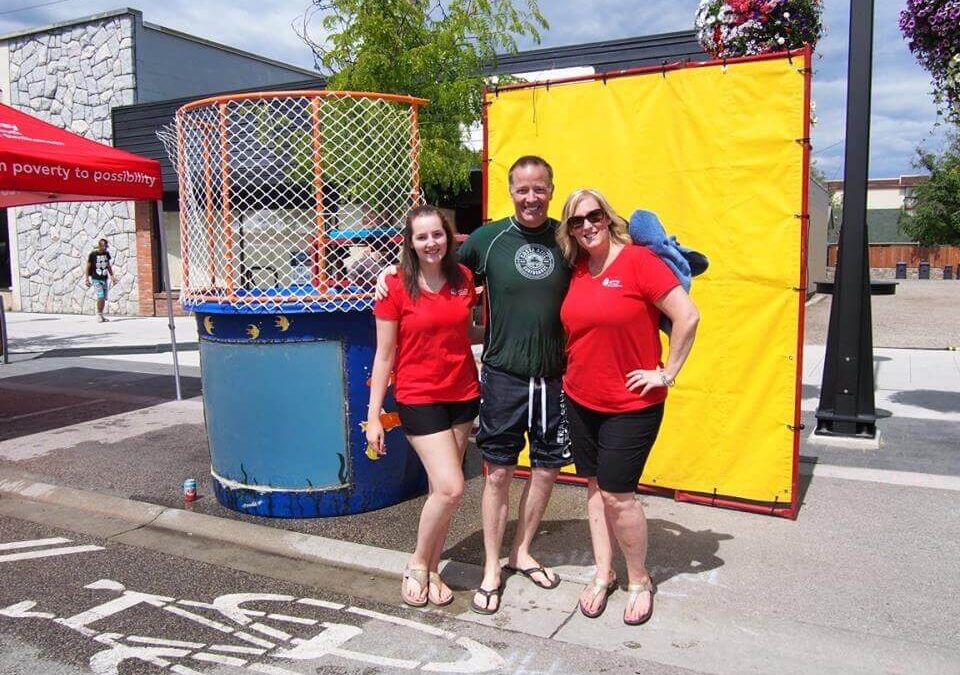 Local celebrities primed to get soaked at the DKA Block Party Dunk Tank