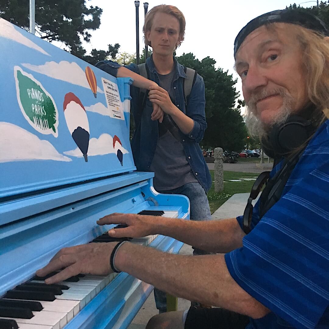 Pianos in the park