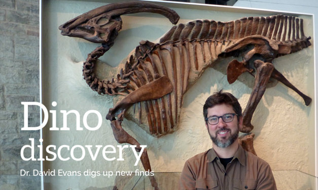 In person with dino hunter Dr. David Evans